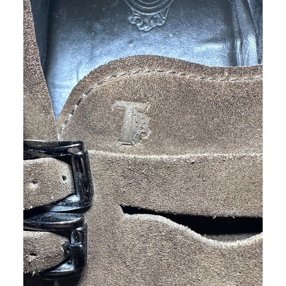 TOD\'S BROWN SUEDE DRIVER PENNY LOAFER MEN\'S SIZE 8 main image 8
